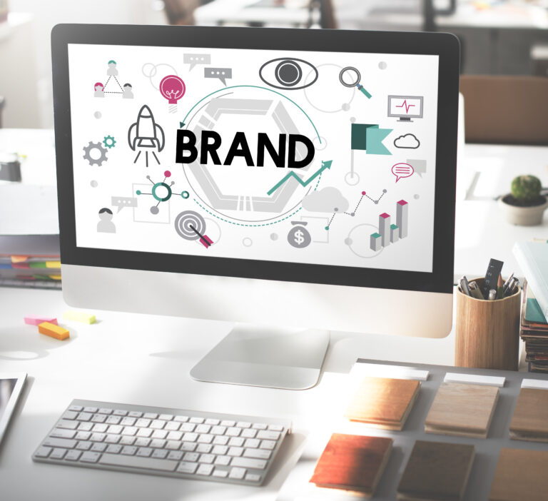 Visual representation of branding and marketing strategies tailored for small businesses.